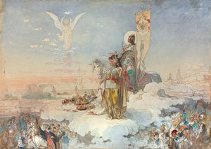 Die Krönung von Alexander III. von Mikhail Mikishchin