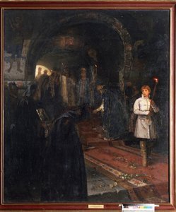 Die Bittsteller am Hof des Zaren von Mikhail Vasilievich Nesterov