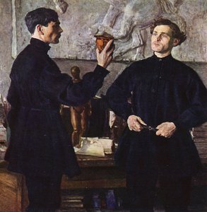 Porträt der Korin-Brüder, Künstler