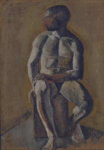 Porträt von Kirill Zdanevich, 1910er Jahre von Mikhail Vasilyevich Le Dantyu