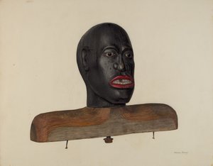 Kopf einer schwarzen Person, ca. 1940