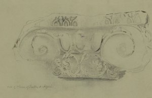 Kapitell der Säule im Theater von Azani von Miner Kilbourne Kellogg