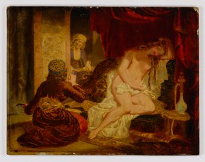 Orientalische Prinzessin nach dem Bad, ca. 1866