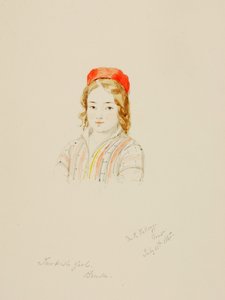Türkisches Mädchen, Brusa von Miner Kilbourne Kellogg