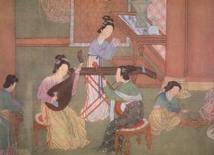 Chinesische Laute, Mondgitarre und Tischzither