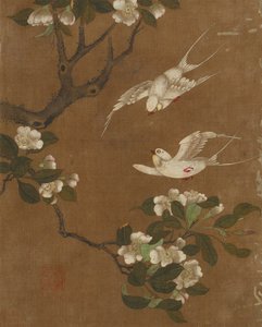 Zehn Bilder von Vögeln und Blumen von Ming Dynasty Chinese School
