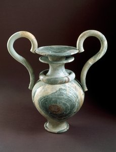 Minoische Kunst: Kultvase aus Marmor von Minoan