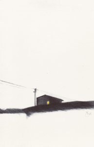 Einsames Abendlicht