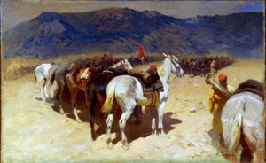 Die Rast der Kavallerie von Mitrofan Borissowitsch Grekow