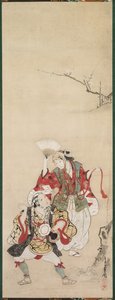 Frühlings-Tänzer (Manzai) von Miyagawa Chōshun