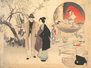 Der Dämon Gold Konjiki yasha, ca. 1903 von Mizuno Toshikata