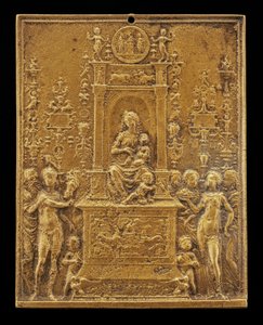 Madonna und Kind auf dem Thron mit Heiligen