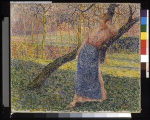 Frau in einer Wiese (Femme Dans Un Verger)