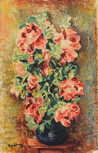 Blumenstrauß aus Pfingstrosen, um 1930 von Moise Kisling