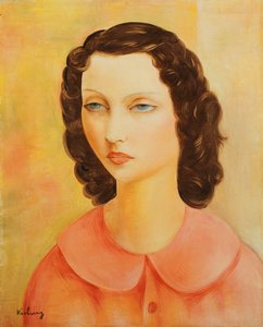 Porträt eines jungen Mädchens von Moise Kisling
