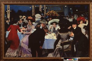 Nachtcafé von Moisei Maer Gertsovich Slepian