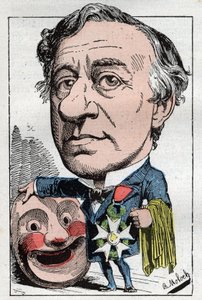 Porträt von Francois Jules Edmond Got (1822 - 1901) französischer Schauspieler von Moloch