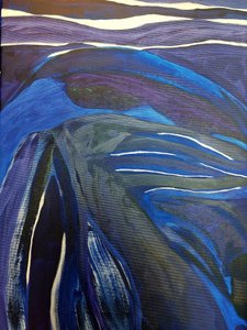 Tiefblaue Wellen