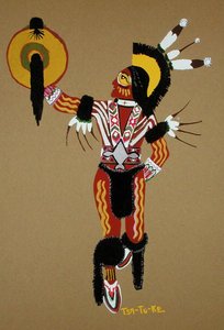 Kiowa-Krieger von Monroe Tsatoke
