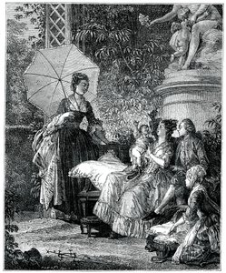 Die Freude der Mutterschaft, 1885 von Moreau