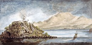 Die Martinique. Ansicht von Fort Francais, ca. 1810-1815 von Moreau de Jones