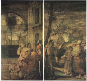 Chiesa di San Giovanni Evangelista Orgelgehäuse von Moretto da Brescia