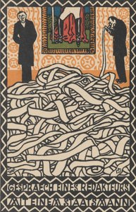 Gespräch eines Redakteurs mit einem Staatsmann, 1907 von Moritz Jung