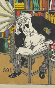 Der Dialektforscher, 1911 von Moritz Jung