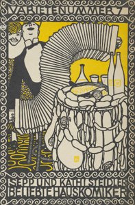 Varieté-Nummer 7: Sepp und Kathi Steidler, beliebte Hauskomiker, 1907