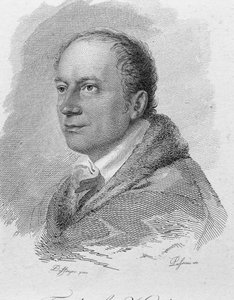 Porträt von Friedrich Kind, graviert von Passini (Gravur) von Moritz Michael (after) Daffinger