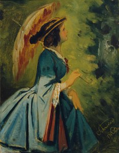 Anna Schwind, die Tochter des Künstlers
