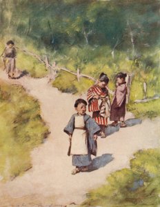 Ein sonniger Spaziergang, ca. 1887, 1901 von Mortimer L Menpes