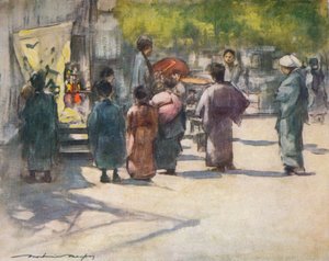 Vor dem Stand, ca. 1887, 1901