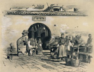 In der Stadt Shanghai, 1903 von Mortimer L Menpes