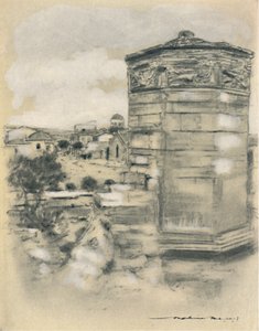 Turm der Winde, Athen, 1903 von Mortimer L Menpes