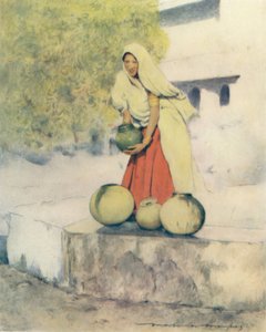 Eine Frau am Brunnen, Jeypore, 1905