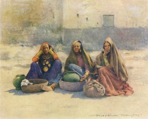 Marktfrauen von Ajmere, 1905