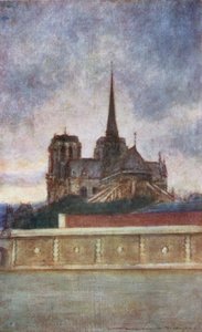 Notre Dame vom Fluss aus