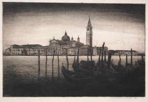San Giorgio Maggiore von Mortimer Menpes