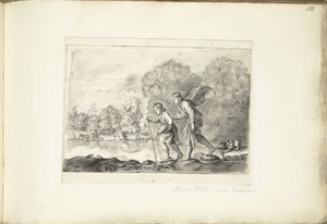 Tobias und der Engel von Moses Ter Borch
