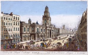 Royal Exchange 2. Außenansicht, London, 1761