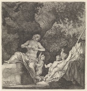 Frau mit drei Kindern von Moyses van Wtenbrouck