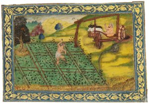 Pastorale Szene von Mughal School