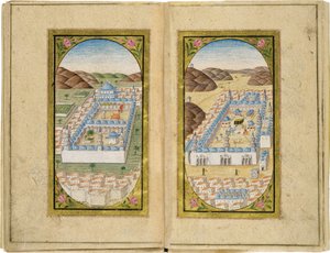 Al-Masjid al-Nabawi und Masjid al-Haram, 1783 von Mustafa Halimi