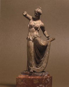 Mykenische Zivilisation: Tanagra-Tänzerin, 3. Jahrhundert v. Chr., Museo della Scala, Mailand