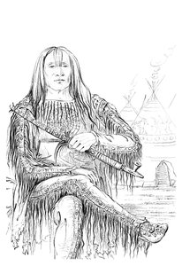 Häuptling der Blackfoot-Nation, 1841