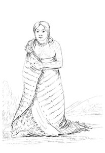 Die reine Quelle, Frau des Häuptlings des Ponca-Stammes, 1841