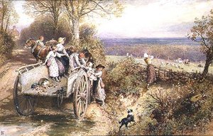 Ein Blick auf die Hunde von Myles Birket Foster
