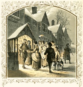 Ein Weihnachtslied für eine Schale Punsch von Myles Birket Foster