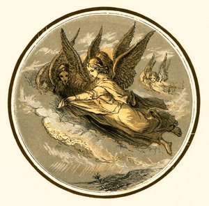 Fliegende Engel von Myles Birket Foster
